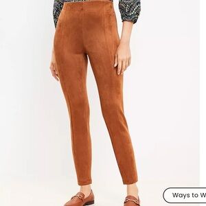 LOFT Camel Tan Ponte Pant